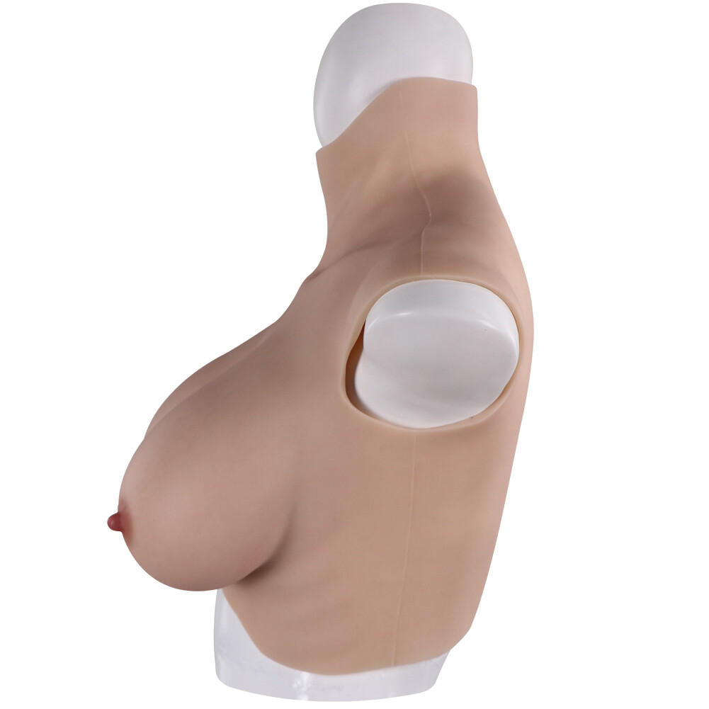 Dokier 8th Silicone Breast Forms Breastplate Fake Boobs With Bloodshot B-H Cup