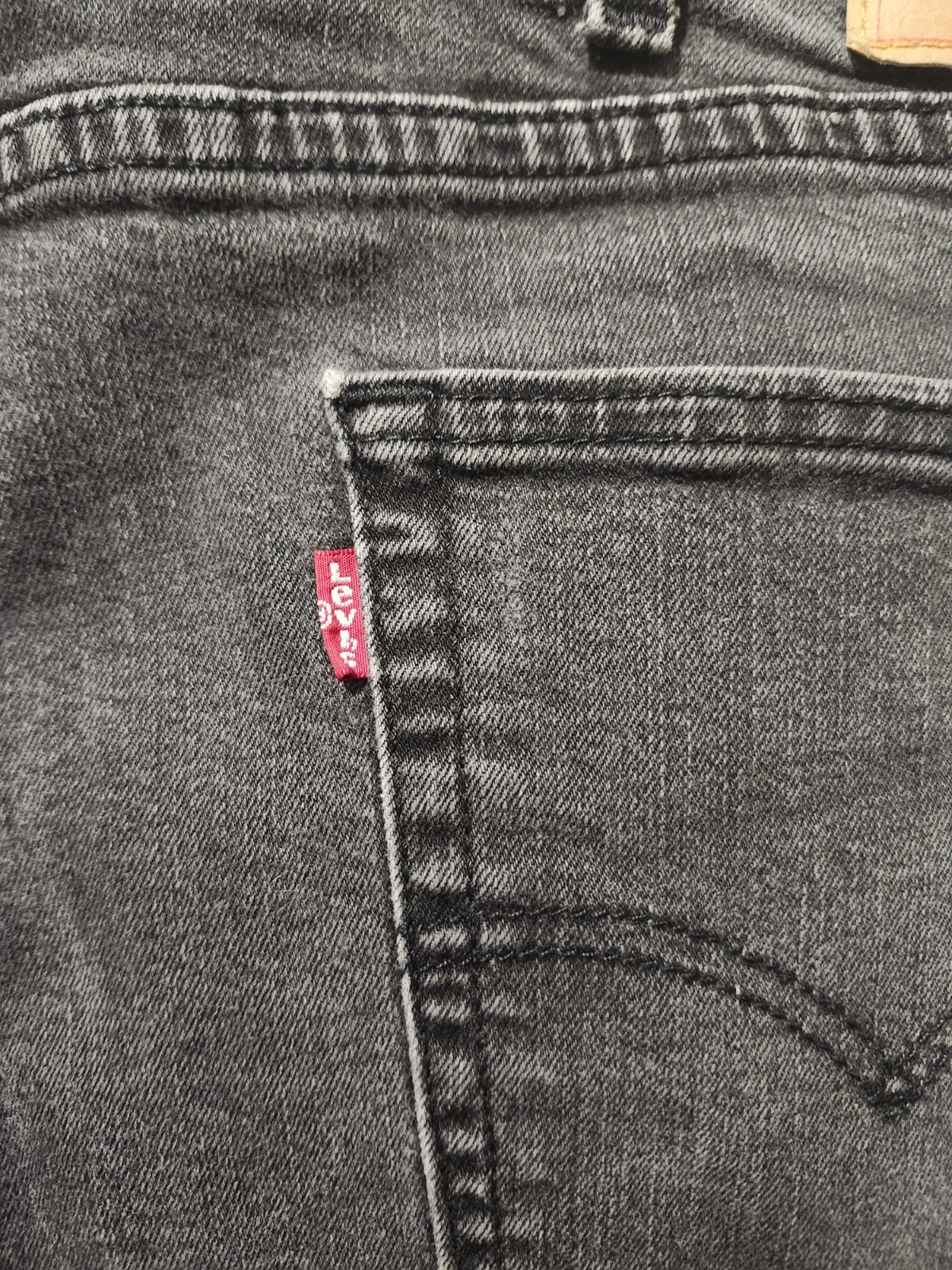 Levis 502 Jeans Mens 40×32 Premium Slim Tapered Stretch Denim Pants Actual 38×29
