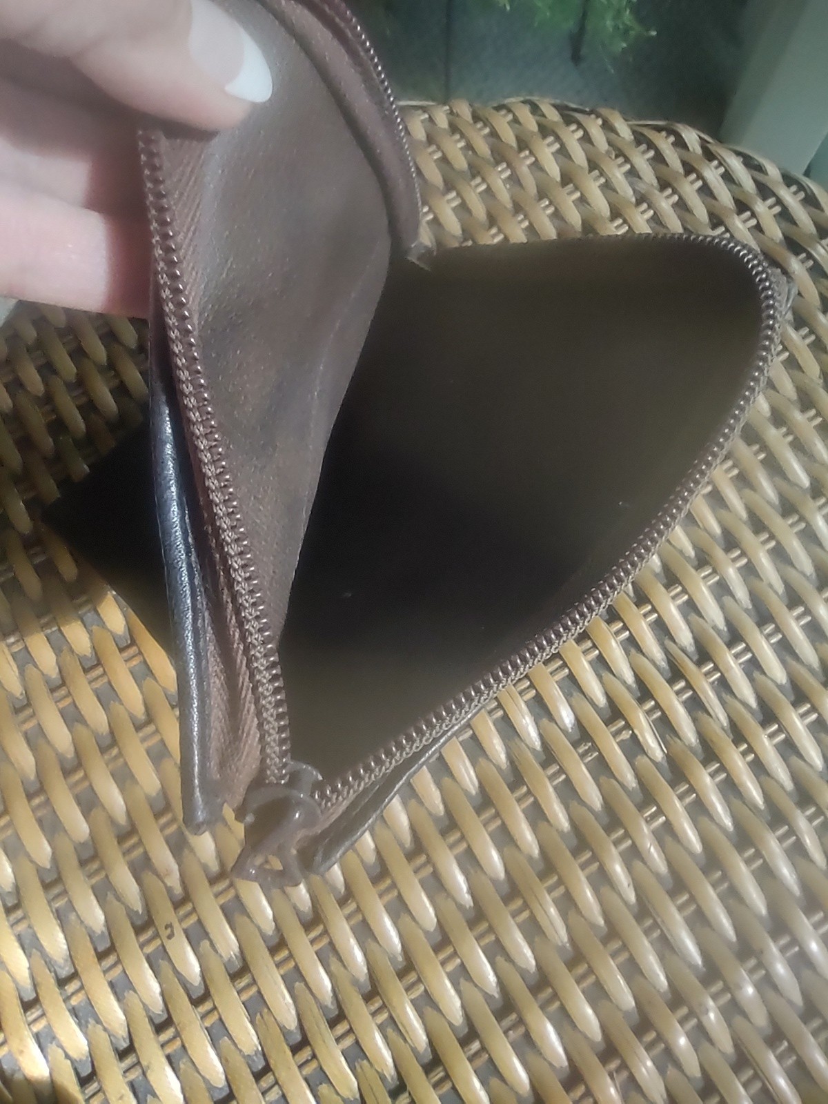 Leather Wristlet Vintage Harrods made in France bag mens