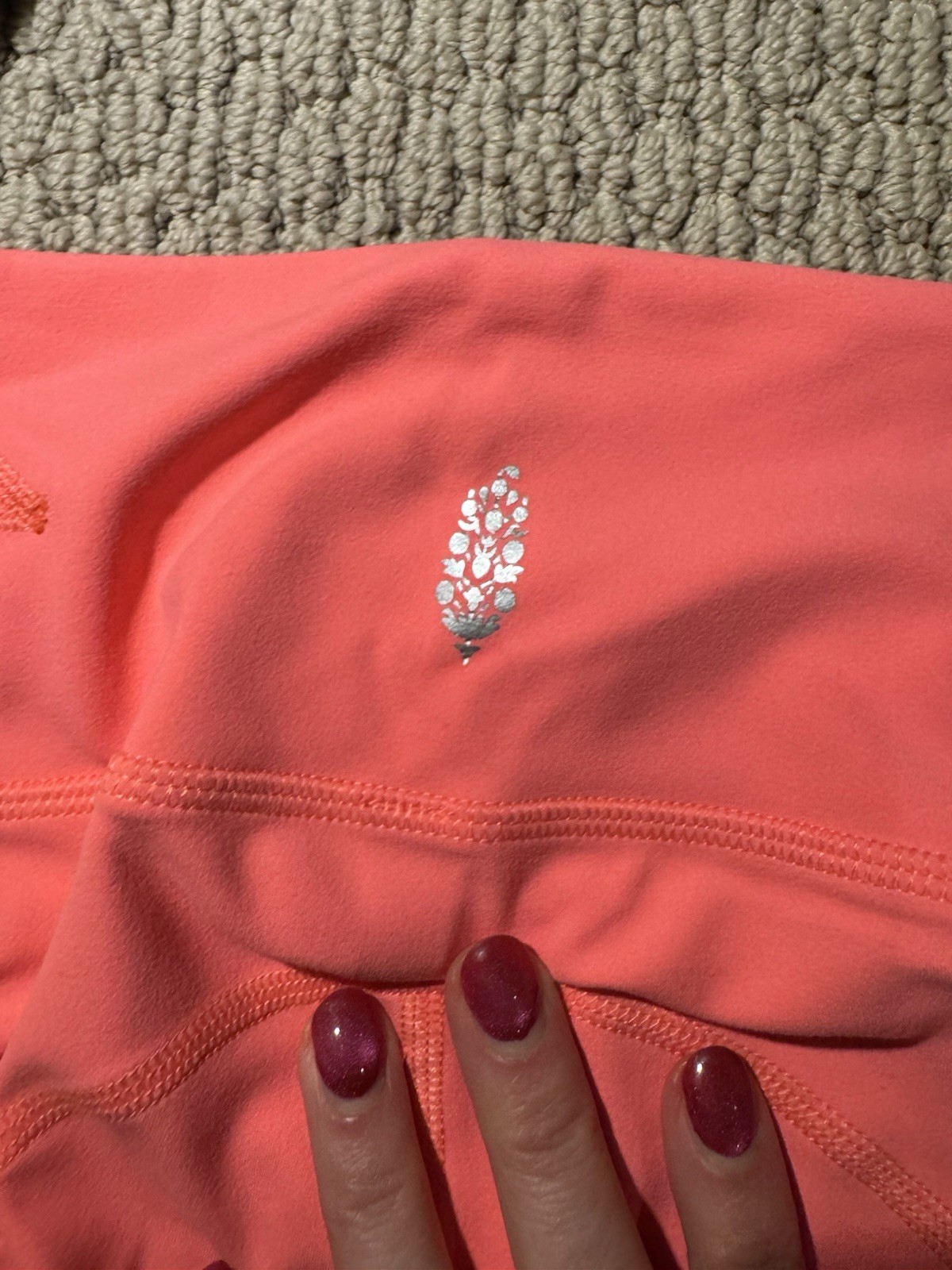 Free People FP Movement Women’s Coral Flare High Rise Leggings Pockets S/P