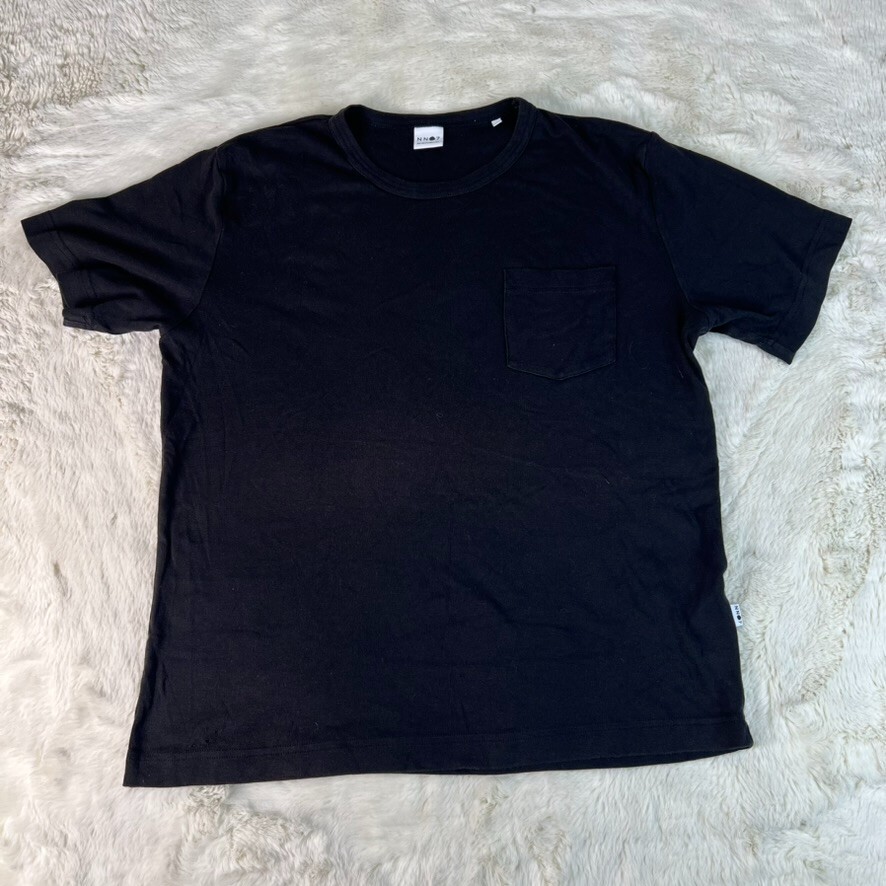 NN07 Mens M Black Short Sleeve Pocket T-Shirt
