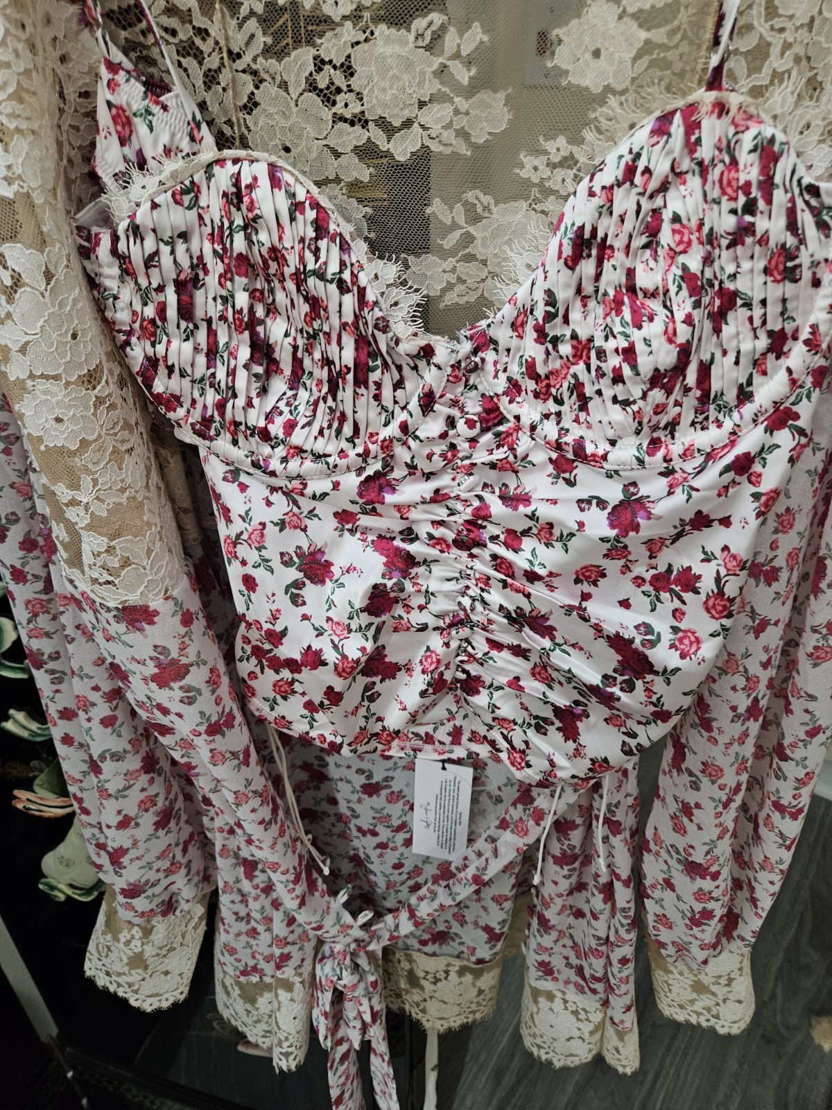 Victorias Secret Robe Chamisole, Panty Set
