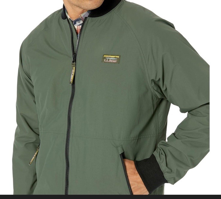 L.L.Bean Men’s 3 Season Bomber Jacket Regular Small Gorpcore