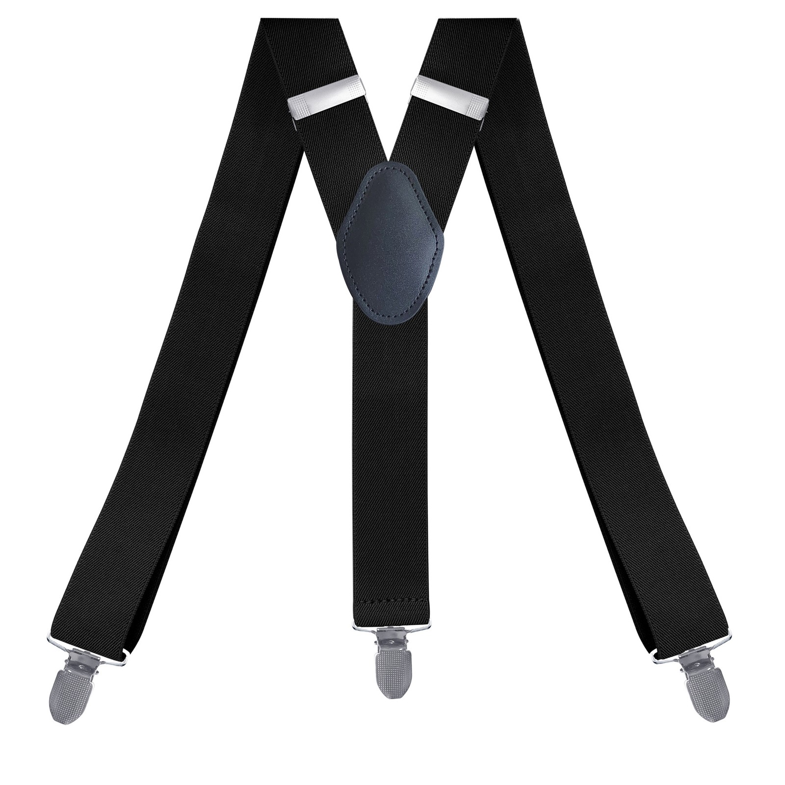 3.5cm Adult Y-Shaped Men’s 3 Clips Suspenders Striped Elastic Braces Formal Wear