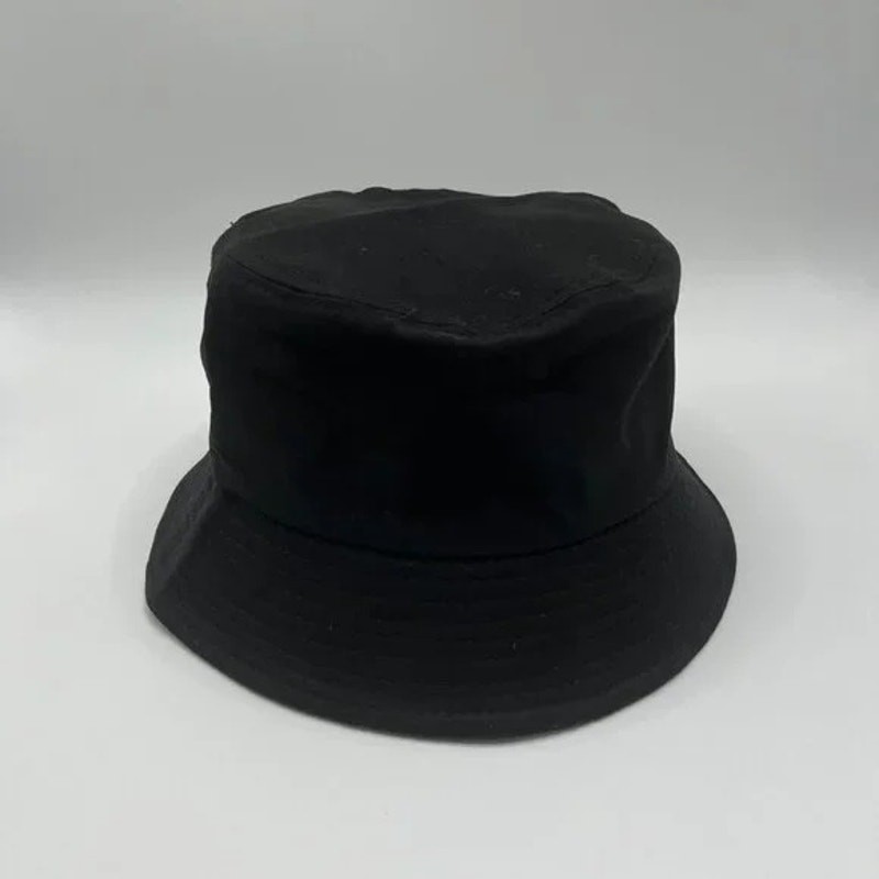 2X Kangol Washed Bucket Hat Cotton Flat-topped Fisherman Hat Black/Beige M