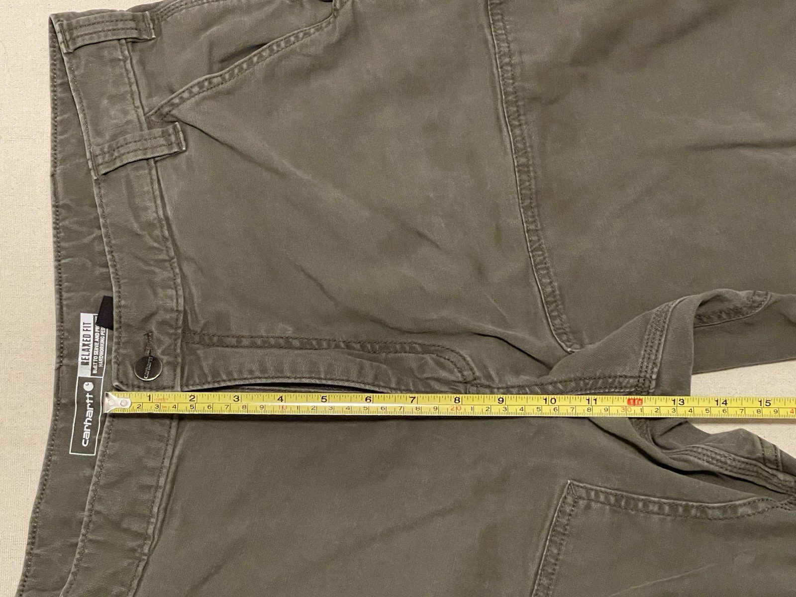 Carhartt Double Knee Workwear 102802-217 Relaxed Fit Pants Men’s Sz 42×30(28)