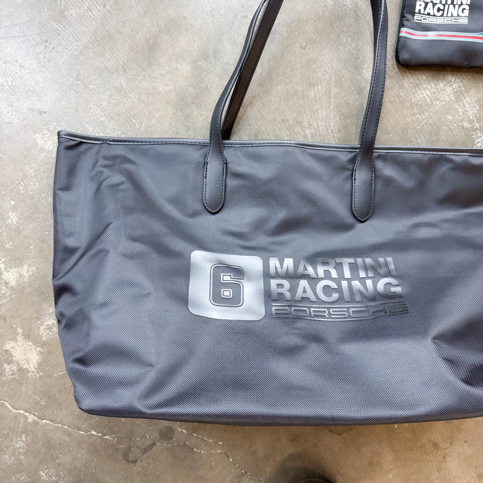NEW Porsche Design Tequipment Martini Racing Shopper Tote w/ Bonus Bag Spyder