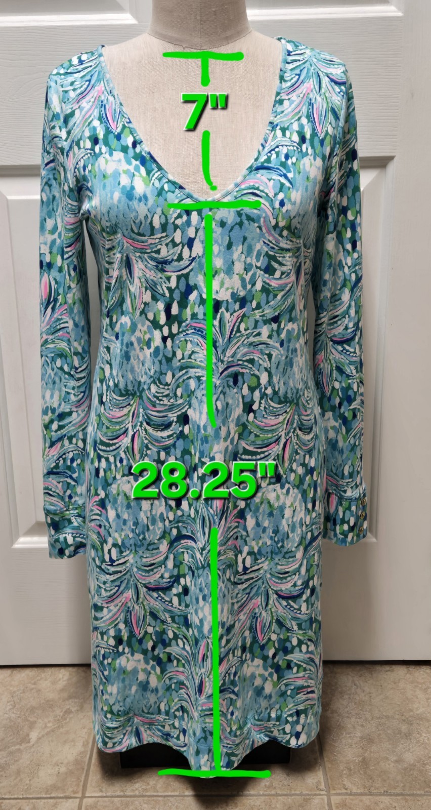 Lilly Pulitzer Davie Dress, Emerald Isle, Pineapple of My Eye, Size Medium