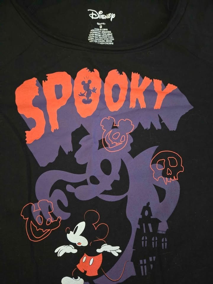New Torrid Disney spooky mickey mouse shirt size 0 or 14/16