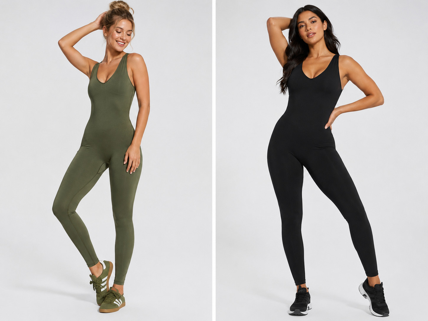 Pink Women’s Seamless Bodysuit XXL Buy 1 Get 1 FREE Black & Green Set
