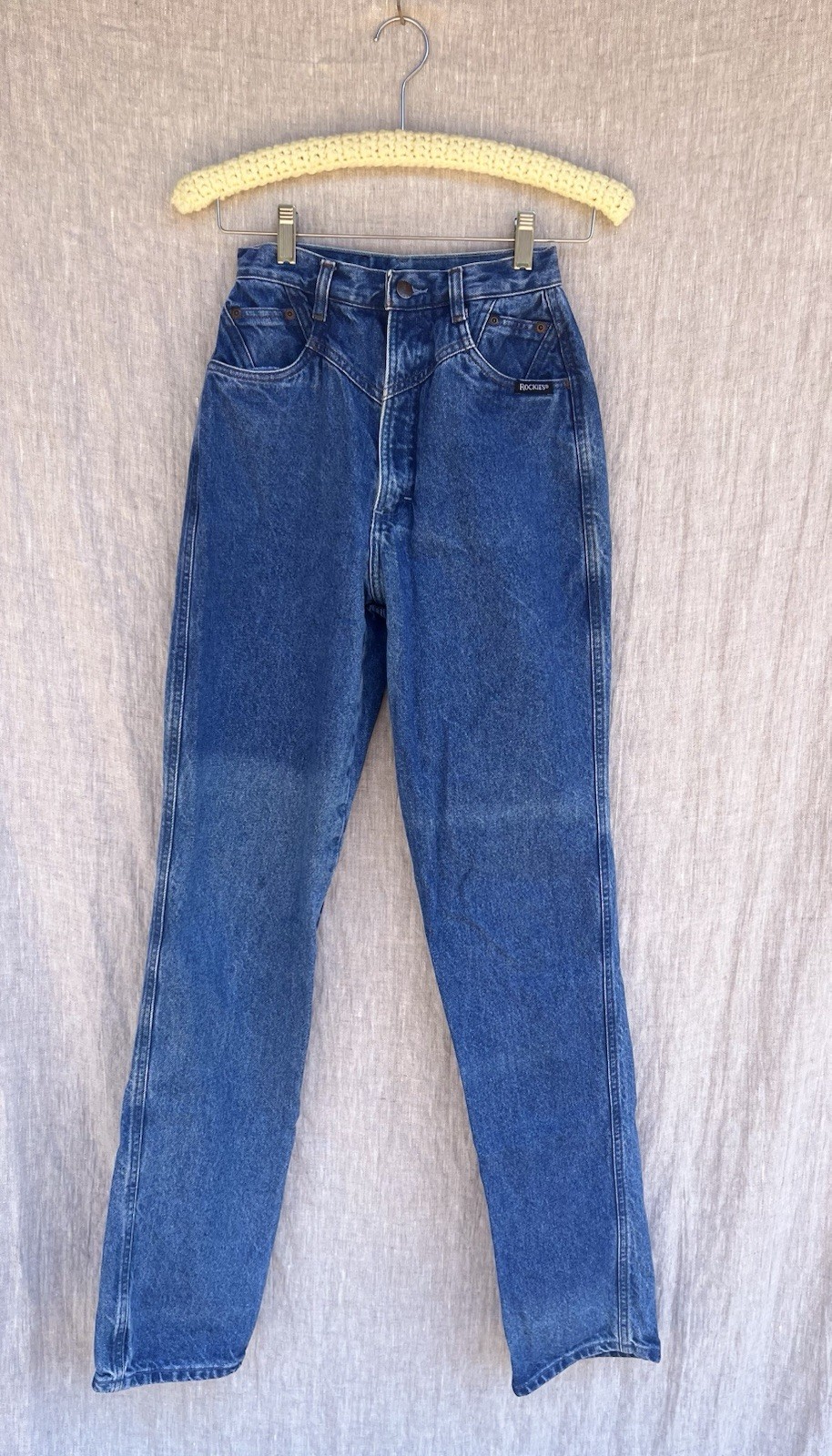 Vintage Rockies Women’s Blue Denim Straight Jeans 28/7