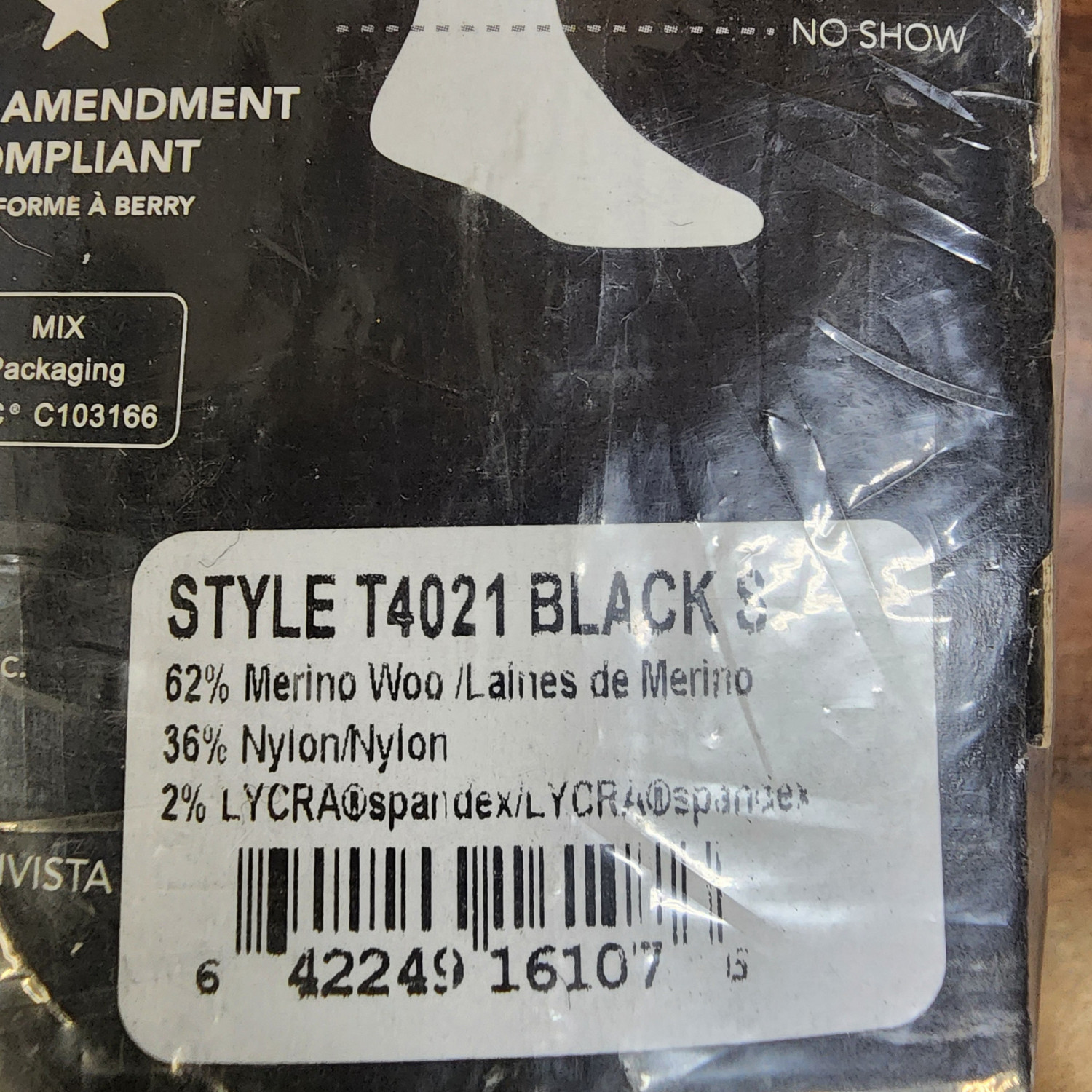 New 3 Pack Black Darn Tough Merino Wool Cushioned Boot Socks *mocinc.1982*