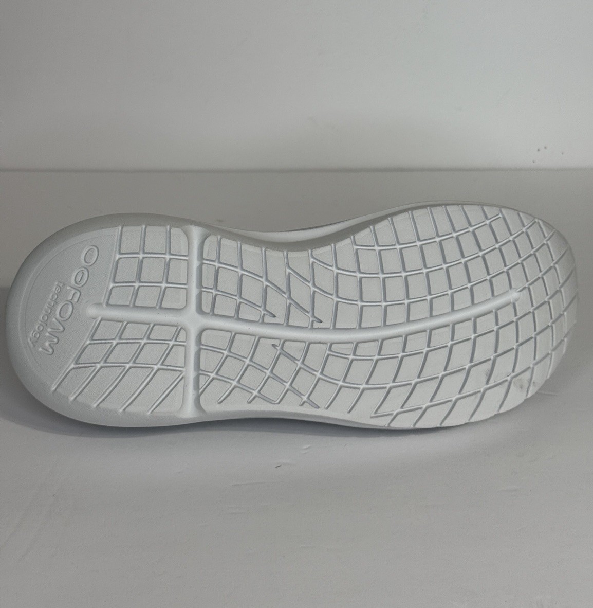 OOFOS OOmy Stride Shoe Men Size 14 Gray Glacier NIB
