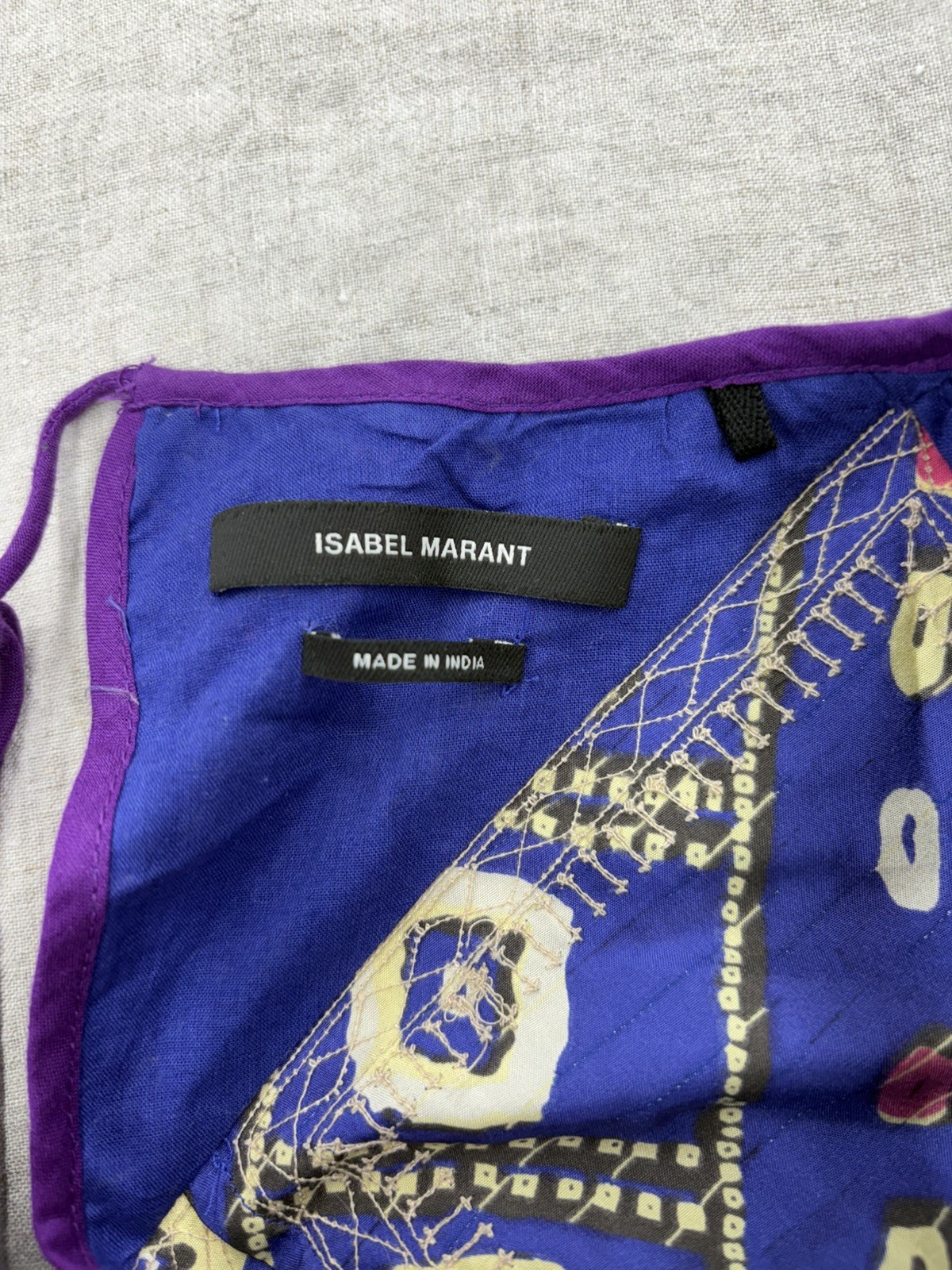 Isabel Marant backless silk dress FR 38 US 6
