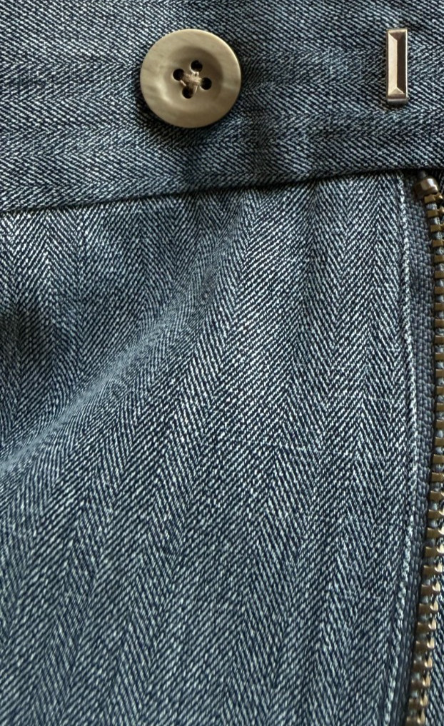 Tommy Bahama Men’s Ink  Grey Herringbone Silk Trousers Size XXL Great Condition
