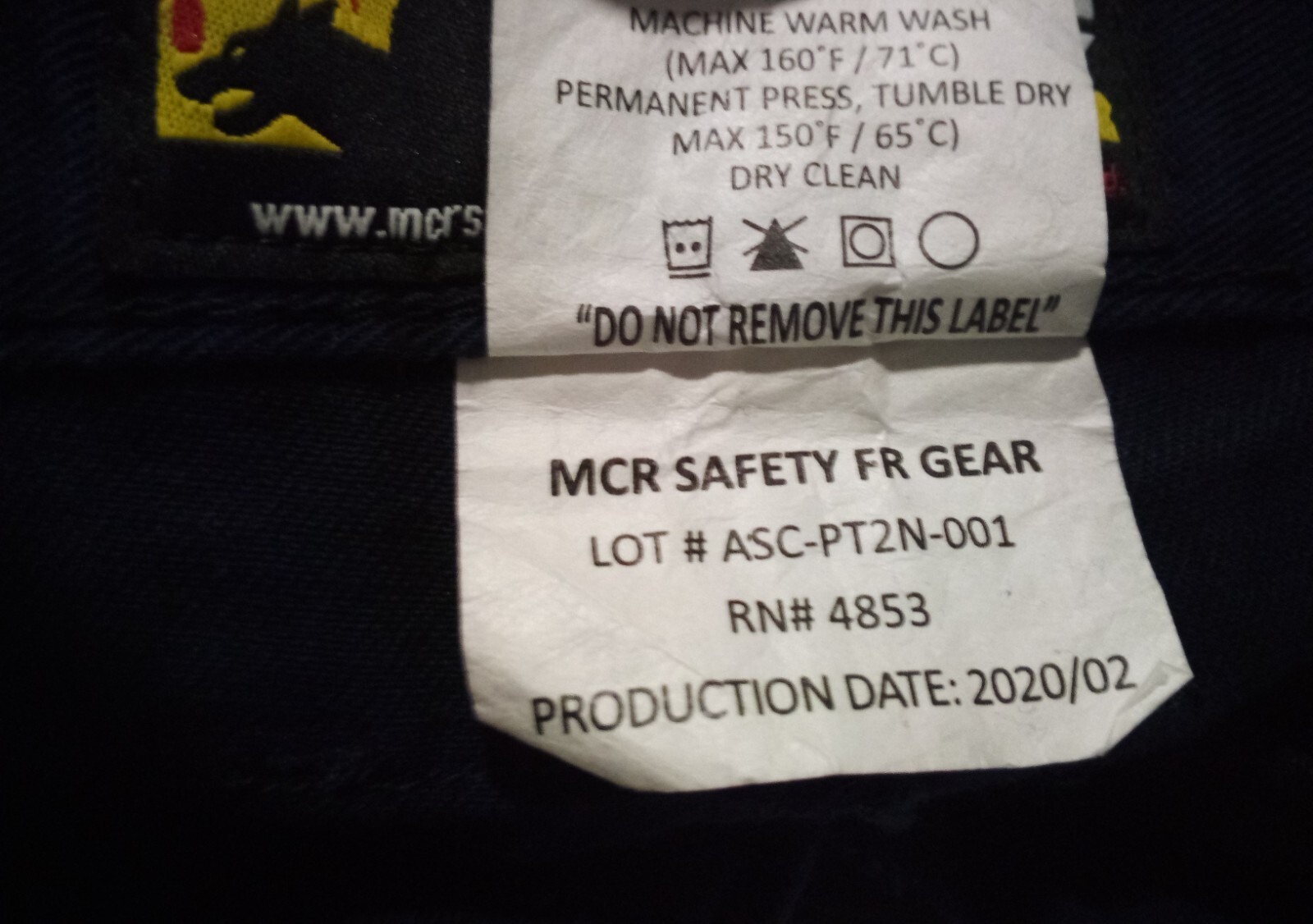 MCR Safety FR Gear NFPA 2112 Cat 2 Men 42×30 Utility Work Pants Navy Style PT2N