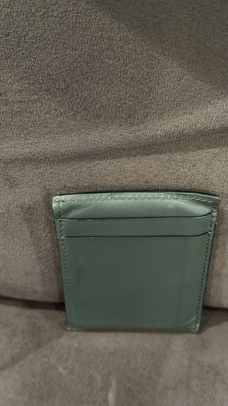 Tiffany & Co. Black Leather Card Holder with Tiffany Blue Pouch pre owned