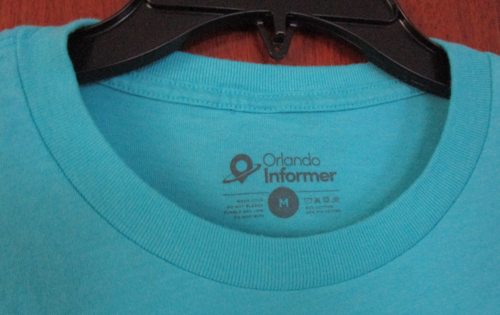 Orlando informer Meetup Summer 2022 Medium Tee Cotton Poly Bust 38 Length 27 in