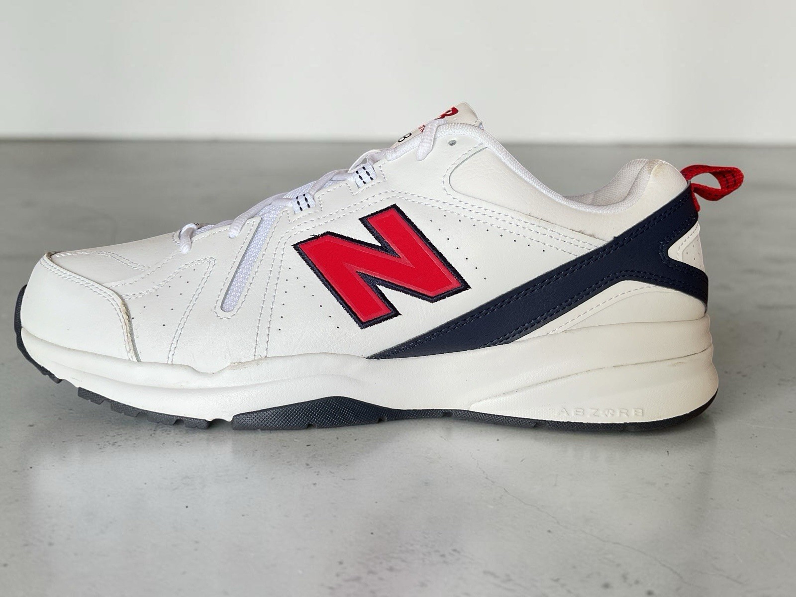 New Balance 608 MX608HR5 Men’s Size 15 White Red Navy Training Walking Shoes