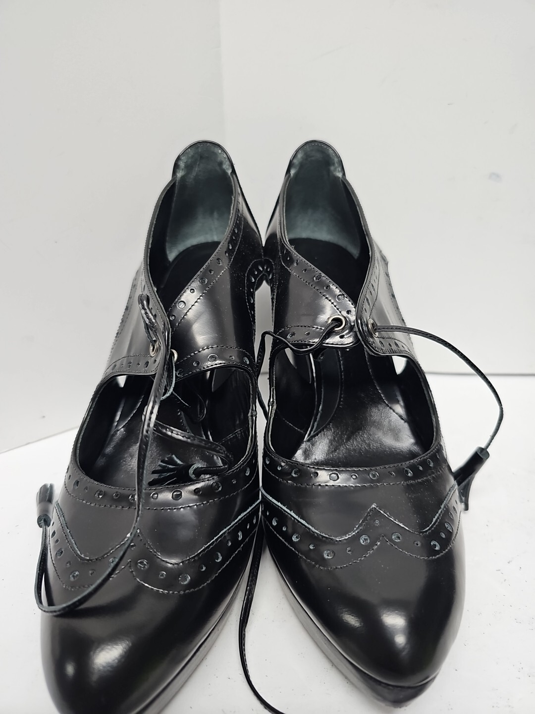 Jessica Bennett JGAMUT Black Magic Leather Size 9
