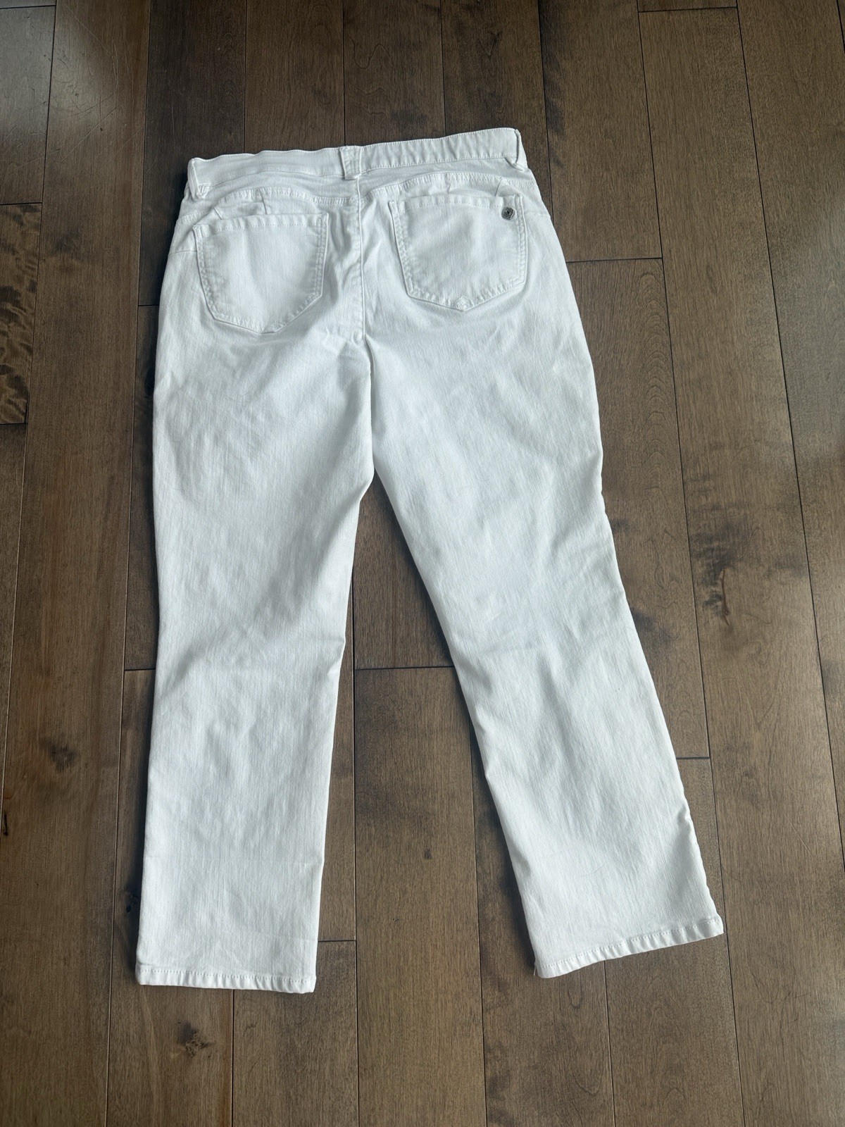 Democracy Ab’solution White High Rise Straight Leg Jeans 14P