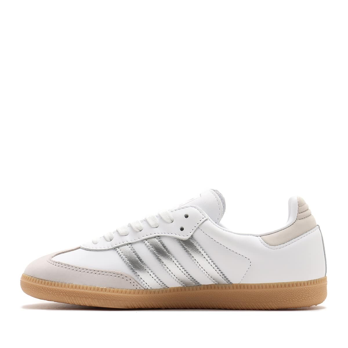 Adidas Samba OG White Silver Metallic Grey JI2725 Women’s Size New