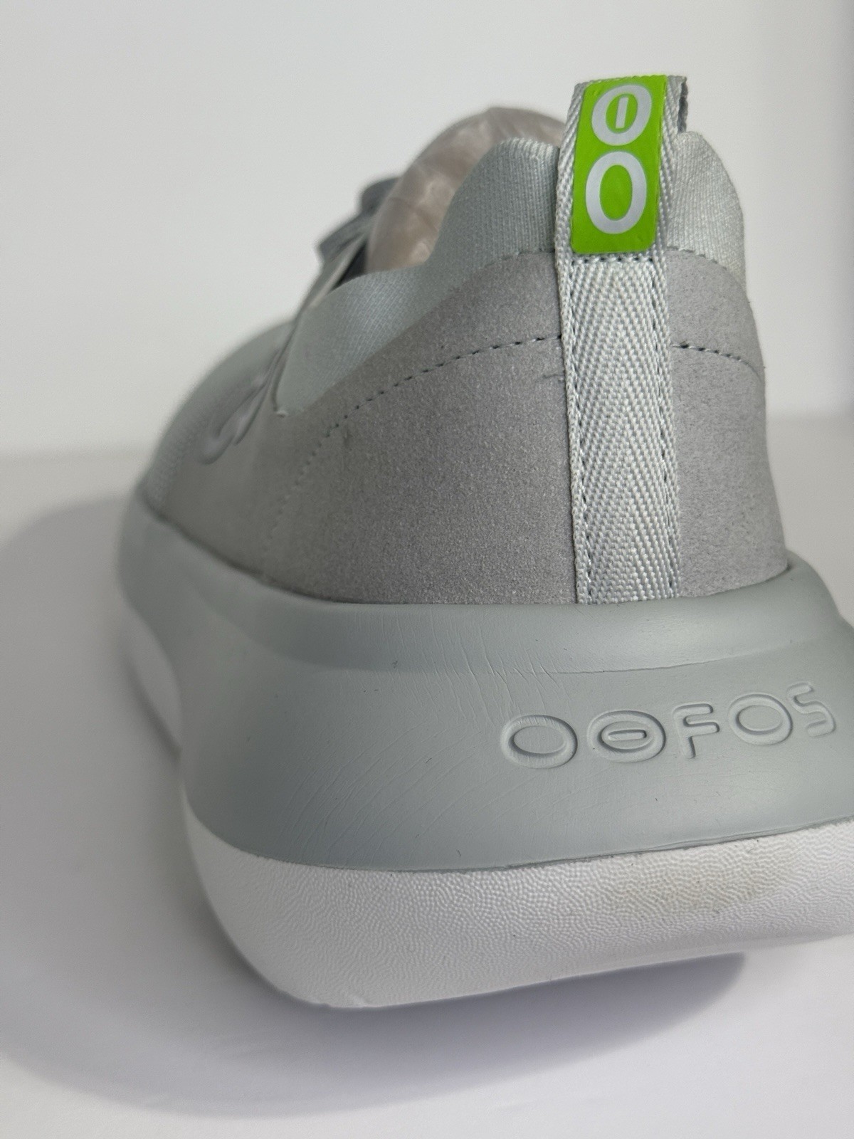 OOFOS OOmy Stride Shoe Men Size 14 Gray Glacier NIB