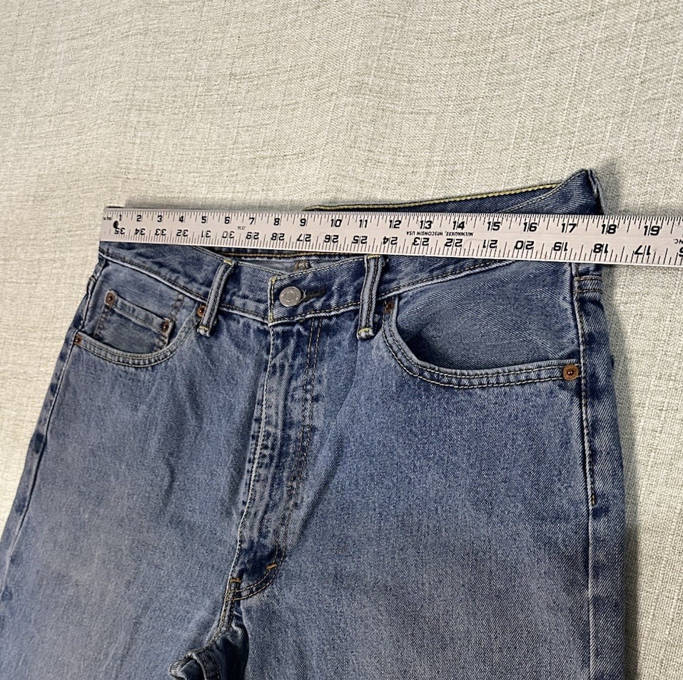 Levi’s 550 Relaxed Fit Medium Blue 100% Cotton Denim Jeans Men’s 36X30