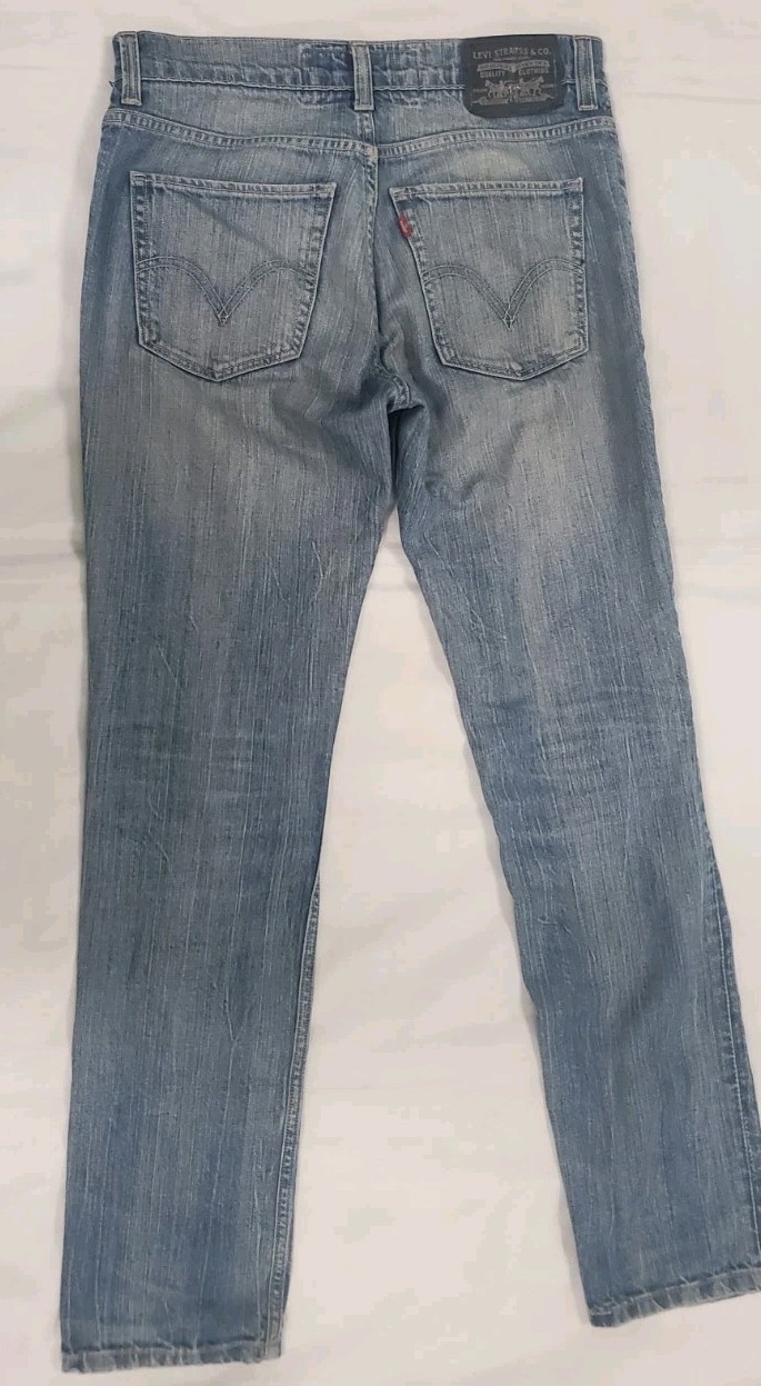 Levi’s 510 Jeans Men’s Size 32×30 Super Skinny Faded Light Blue Denim