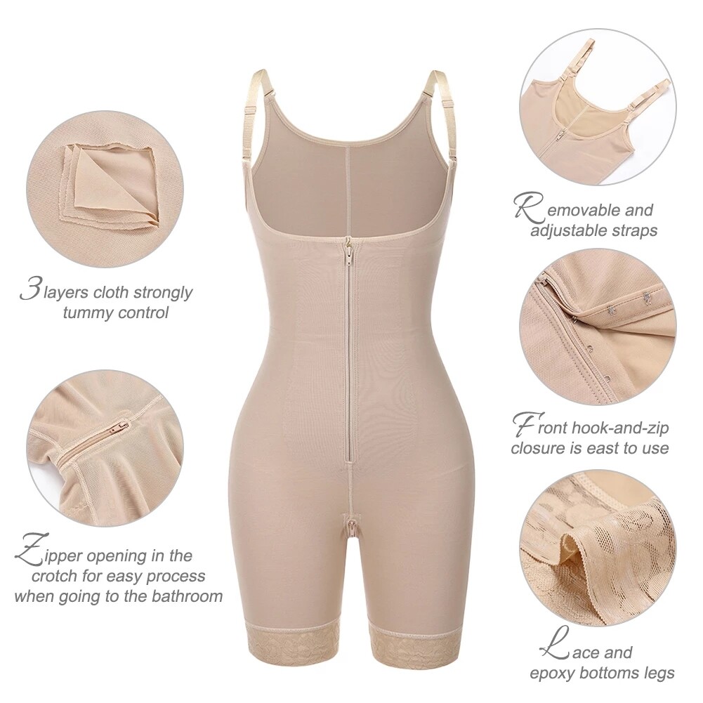 Women Tummy Control Post Surgery Compression Garment BBL Stage 2 Fajas Shapewear