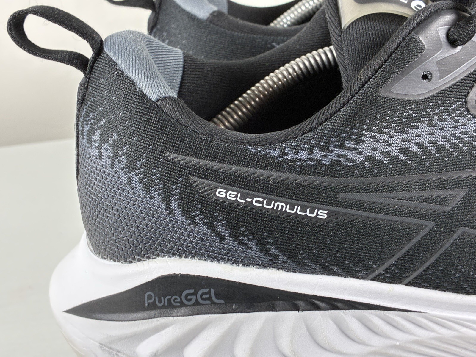 ASICS Gel-Cumulus Running Shoes Mens Size 13 Wide Black Road Trainer 1011B620