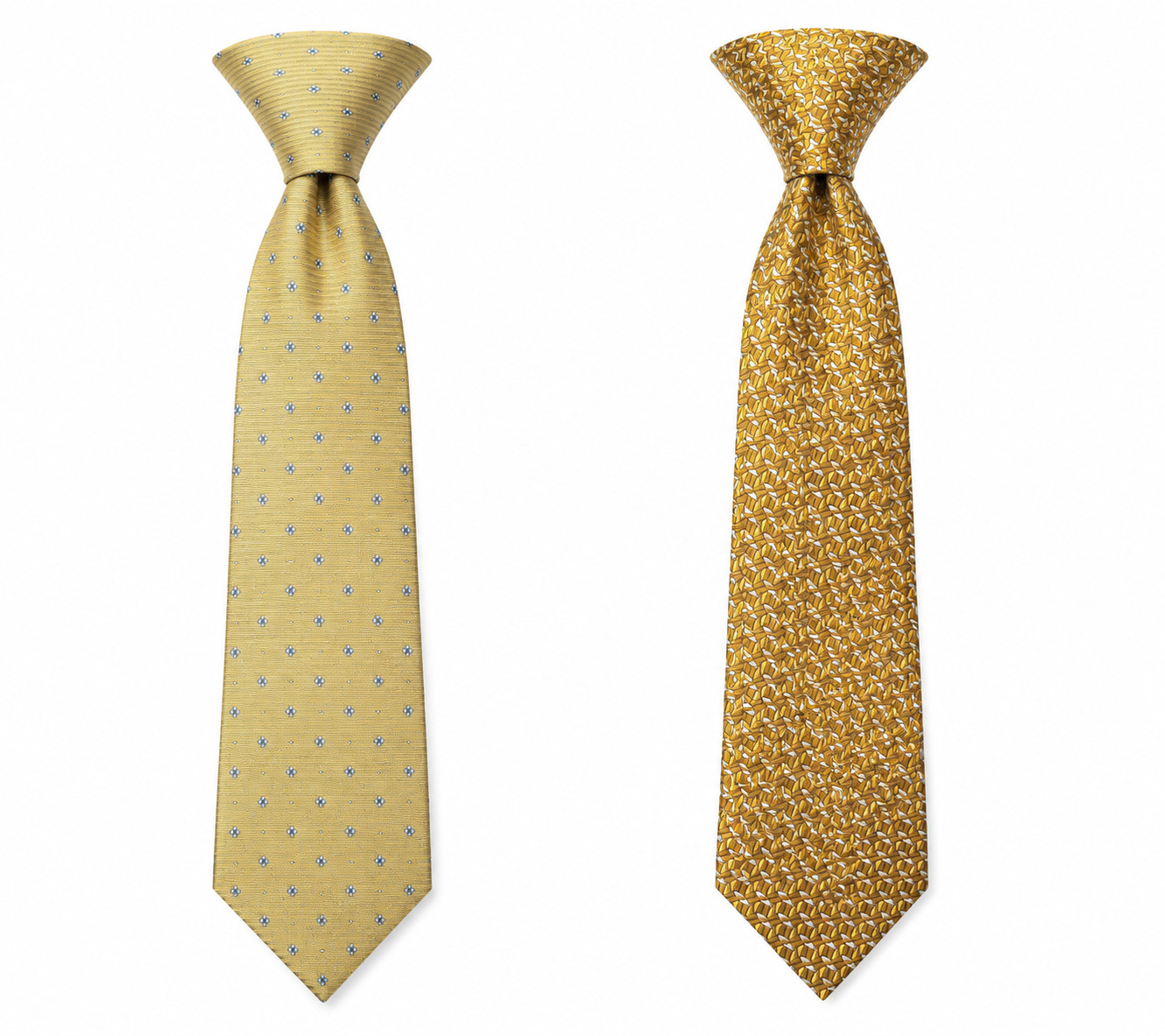 Michael Newell Designer Silk Tie Bundle – Polka Dot & Geometric Patterns