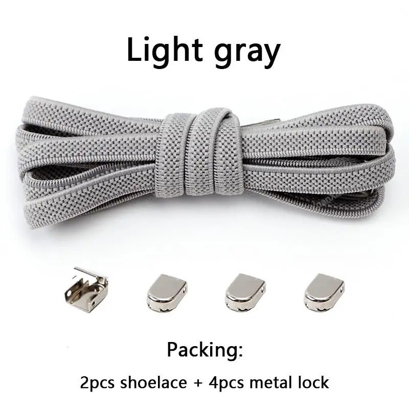 No Tie Elastic Shoe Laces One Size Fits Shoes Shoelaces for Sneakers Shoestrings
