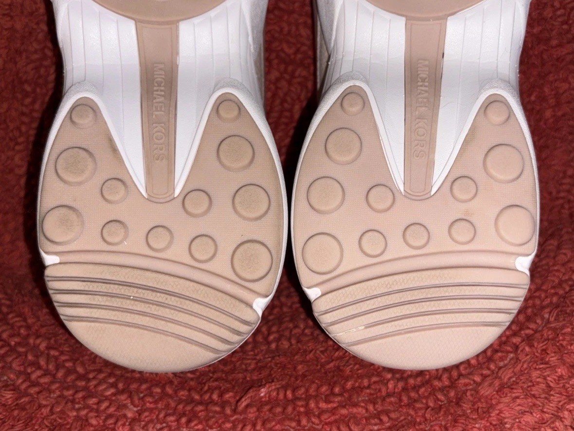 Michael Kors Women’s Sami Scuba and Mesh Zip-Up Trainer Sneakers Shoes Sz 10 M