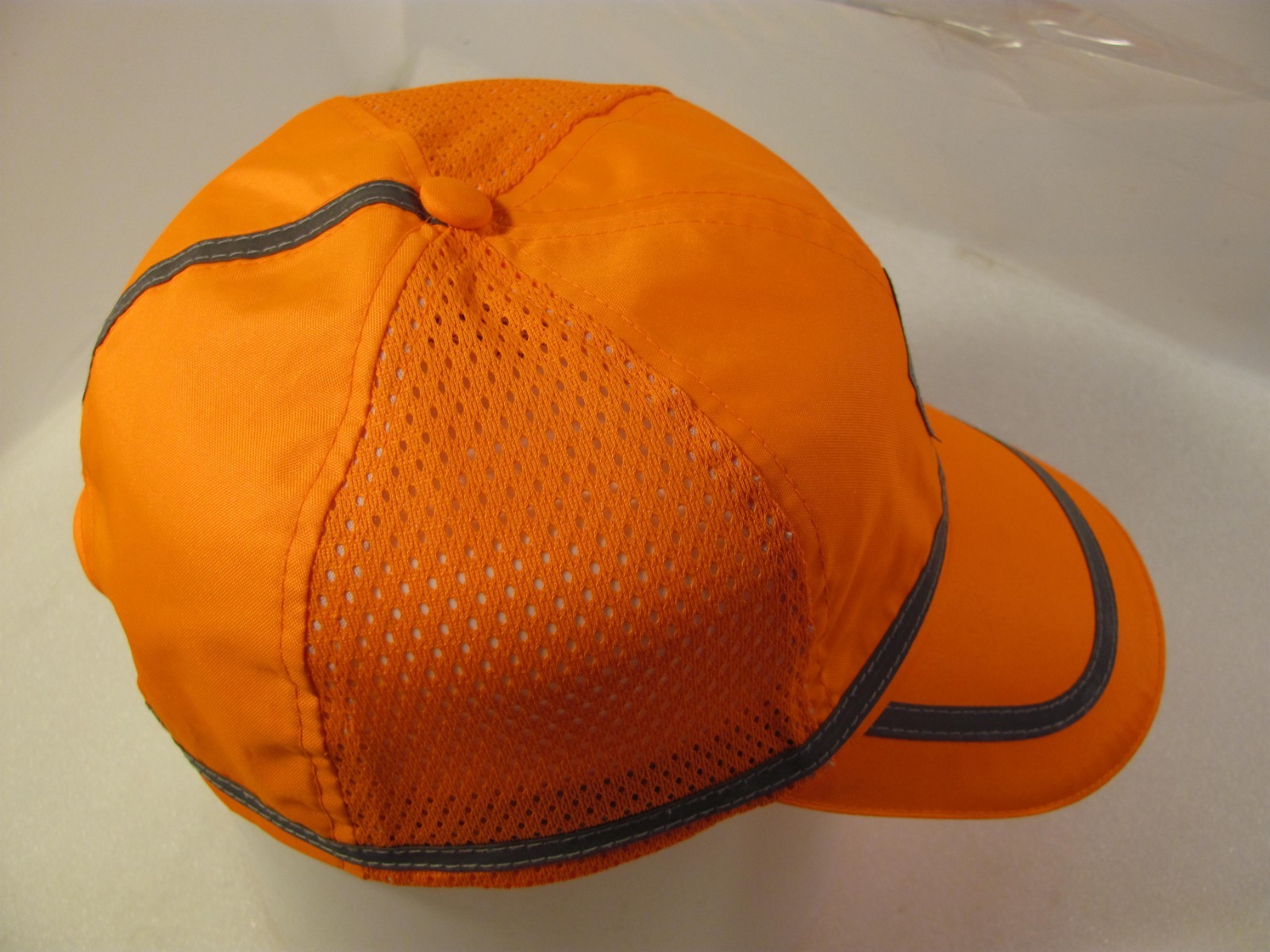 Ergodyne High Visibility Hat Mens Orange Reflective Line Summer Lightweight Cap