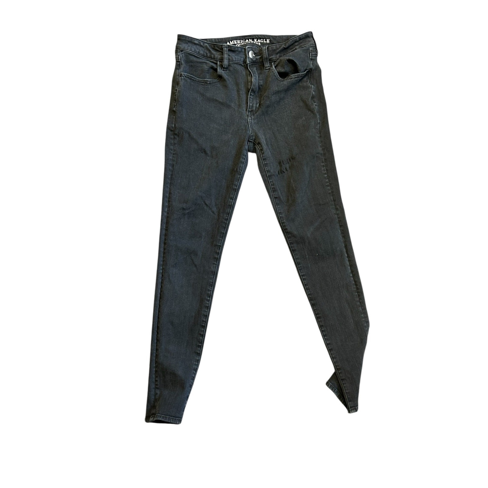 American Eagle High Rise Jegging Black Size 6 360 Stretch Skinny Jeans AE