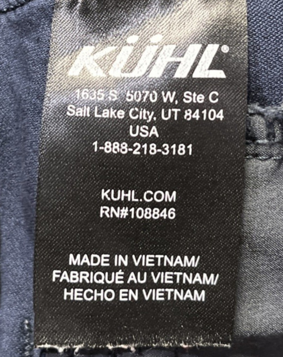 Kuhl Resistor Lite Chino Pants Men’s 30×32 Blue Stretch Hiking Commuter UPF 50+
