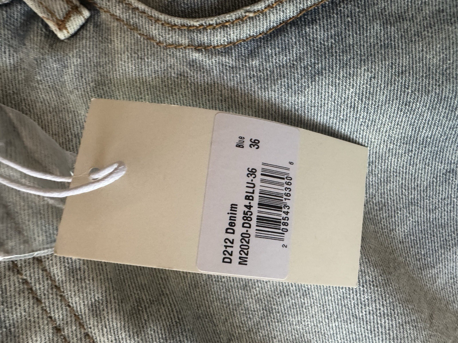 MNML Men’s Distressed Denim Button Fly Jeans Size 36 New