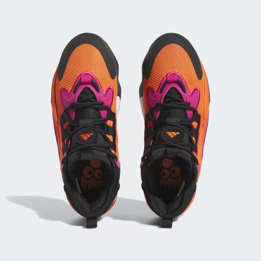 Adidas Basketball Shoes BYW Select Low Black Impact Orange 2023 Men’s 11.5- 8.5