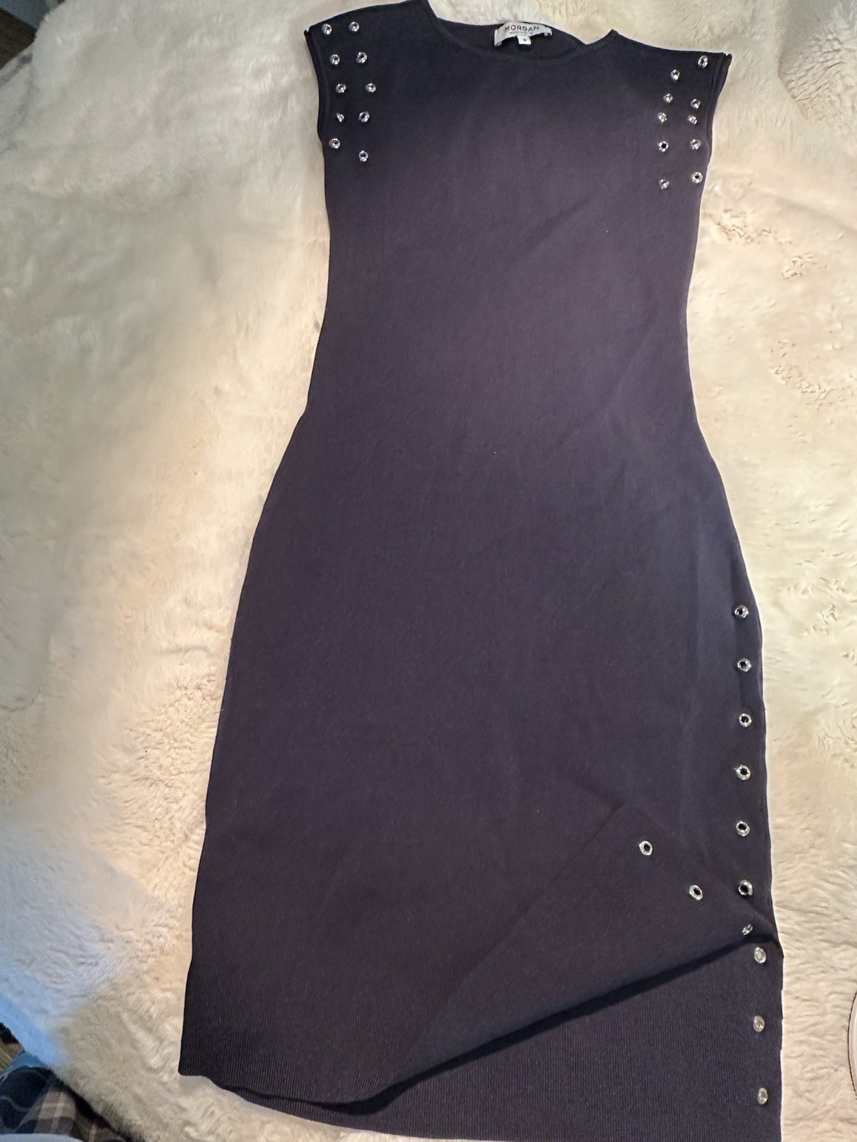 Morgan De Toi Stretch Knit Pencil Dress – Size Small Y2K Vintage