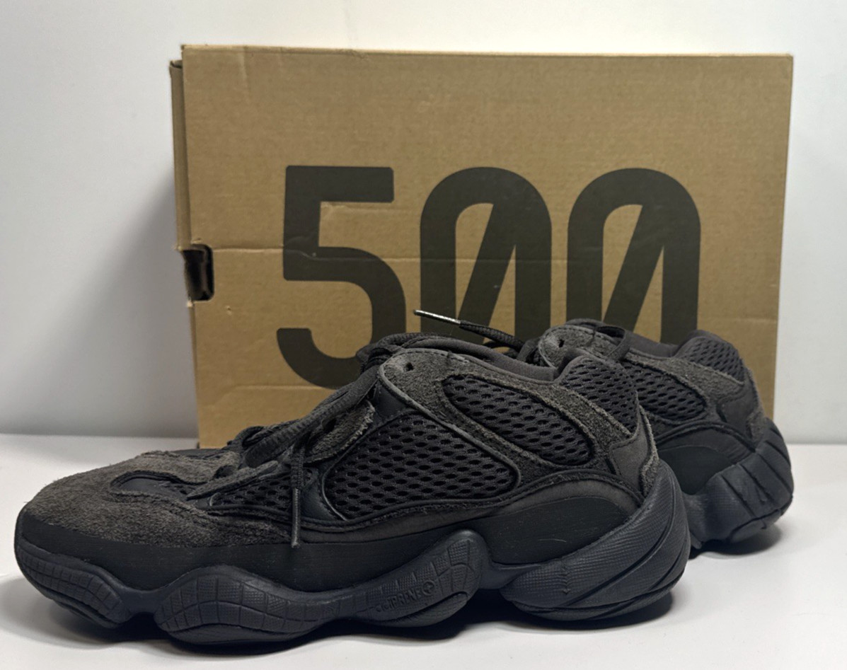 Pre Owned Size 4 – adidas Yeezy 500 Low Utility Black