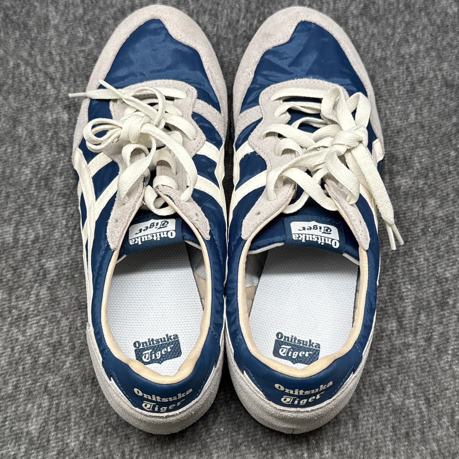 Onitsuka Tiger Serrano 1183B400 Mens 11 Mako Blue Cream New Sneaker F460422