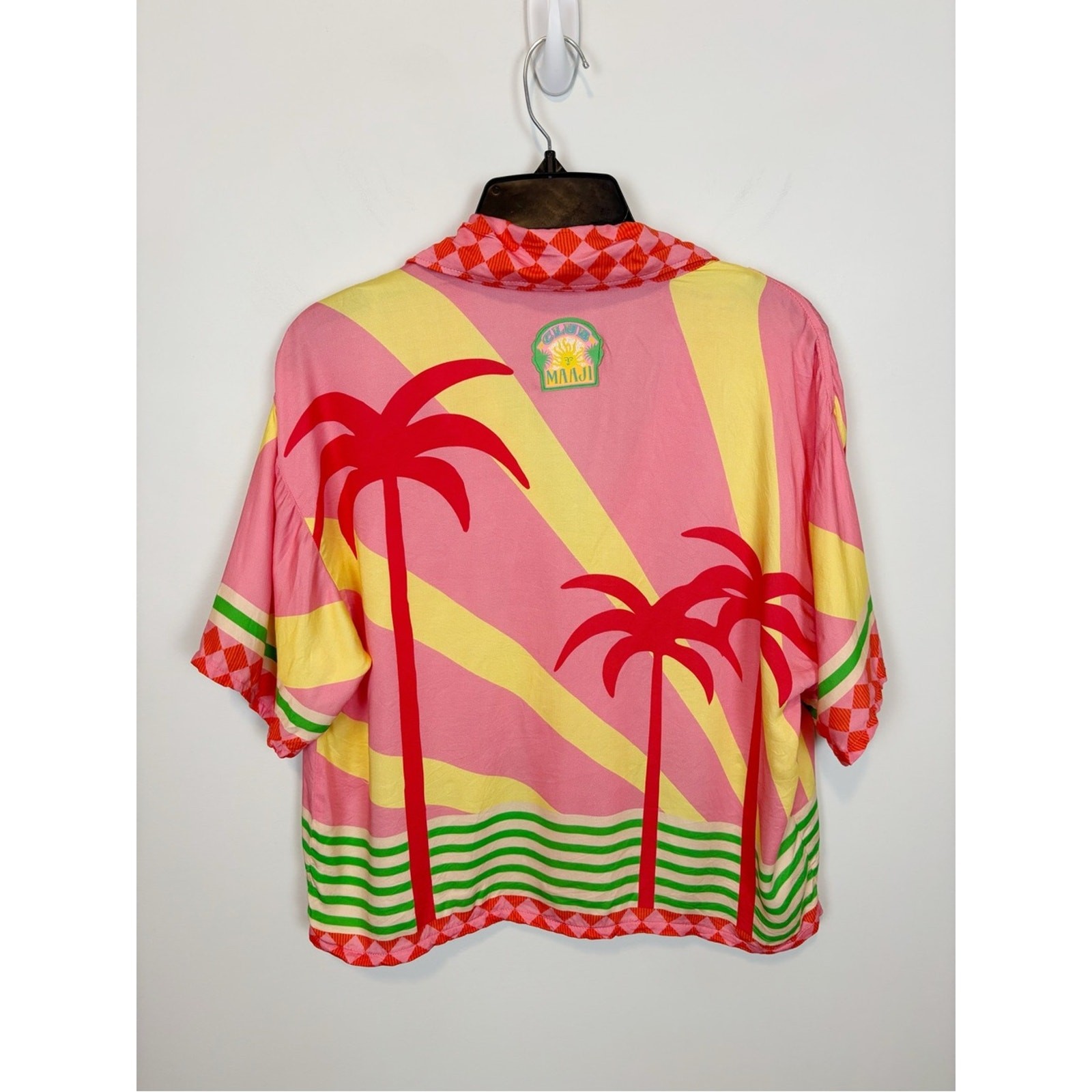 Anthropologie Maaji Jungle Sway Octavia Buttondown Top Size M