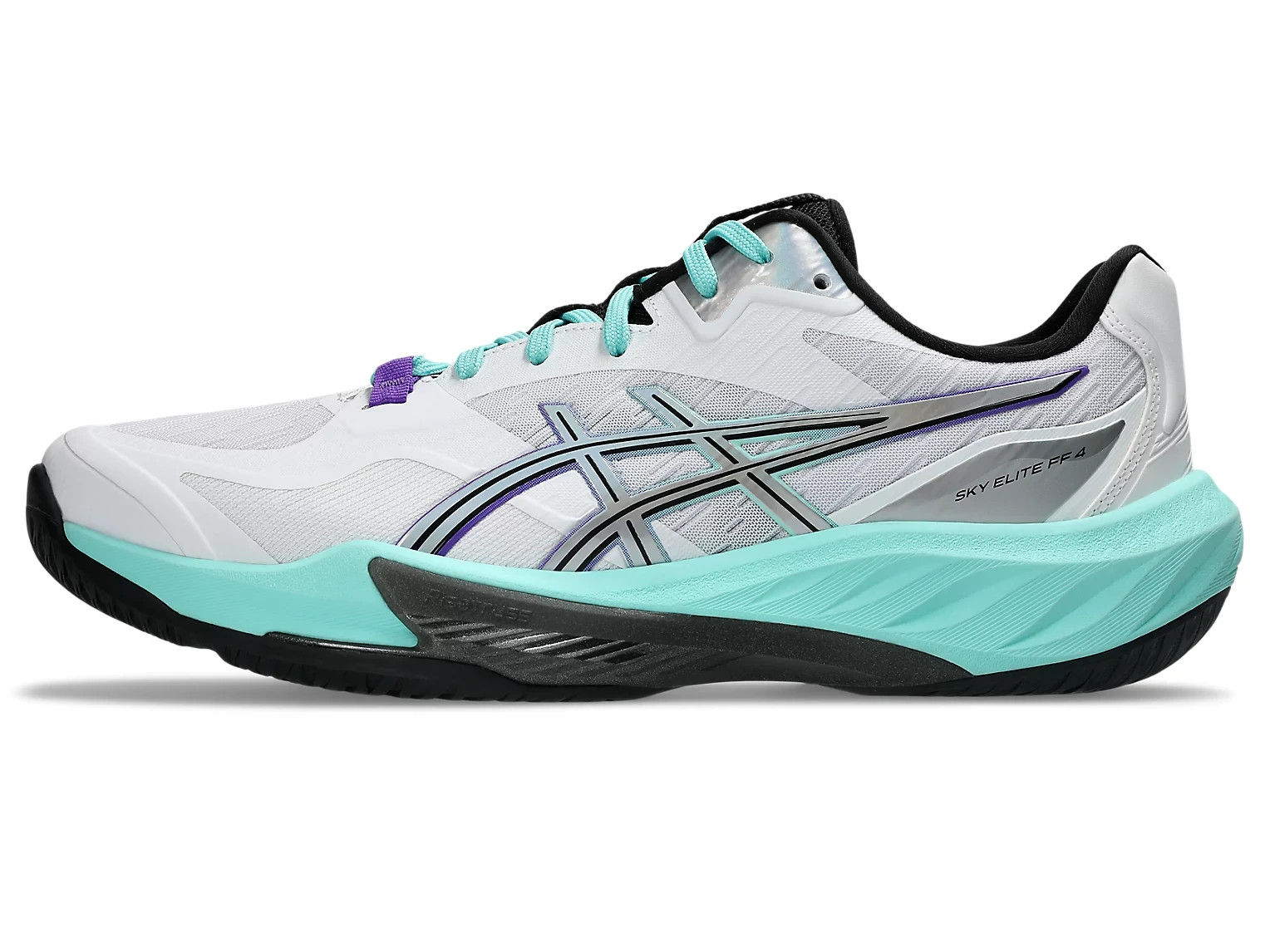 ASICS SKY ELITE FF 4 1051A100 100 White Radiant Amethyst Volleyball Shoes