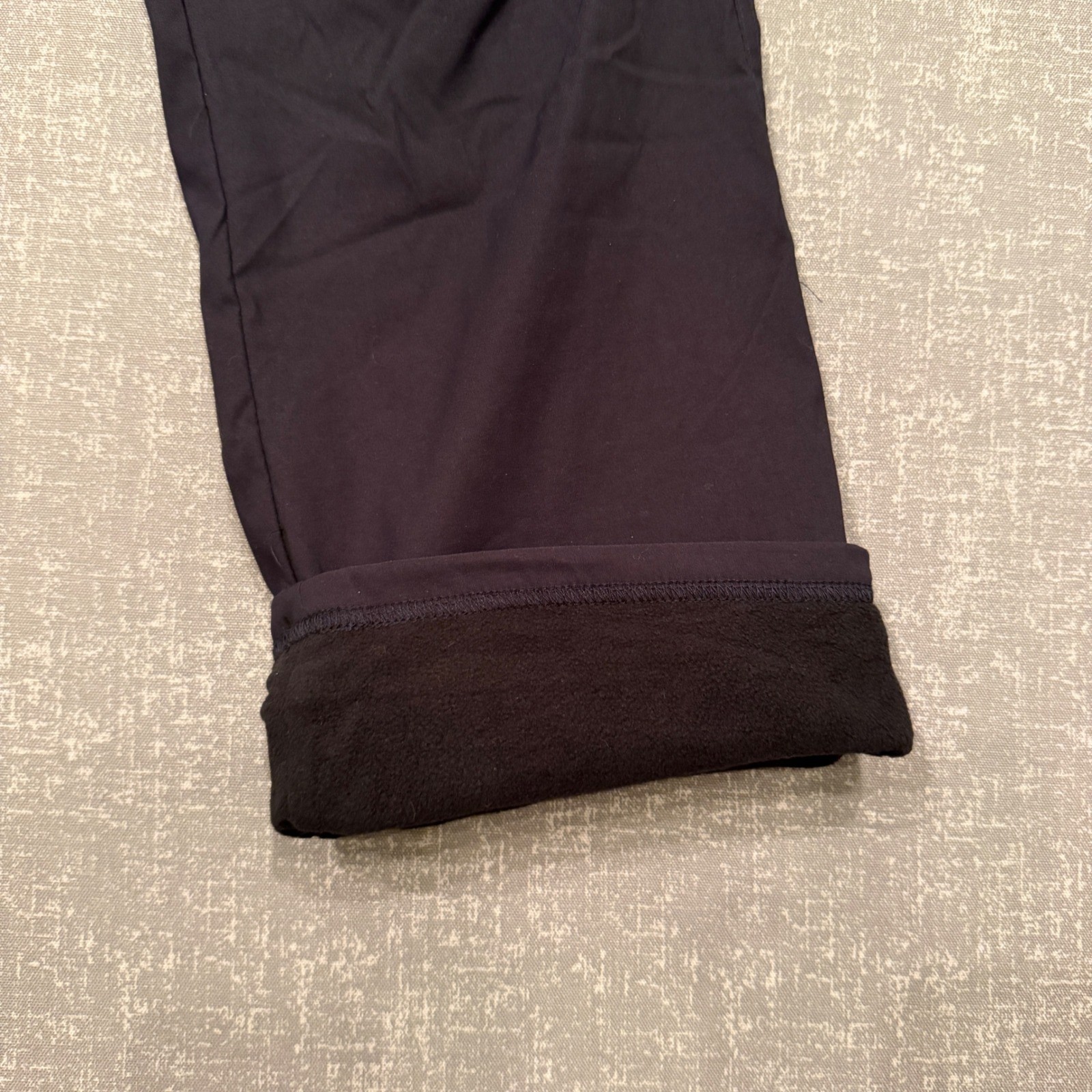 Orvis Mens Fleece Lined Tech Pants 36×34 Dark Navy Blue Stretch Hiking Outdoor