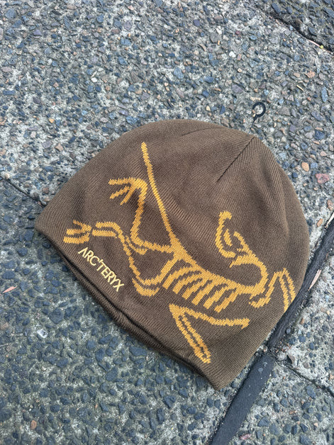 Arc’teryx Bird Head Toque Beanie Brown Merino Wool Winter Hat – NWT