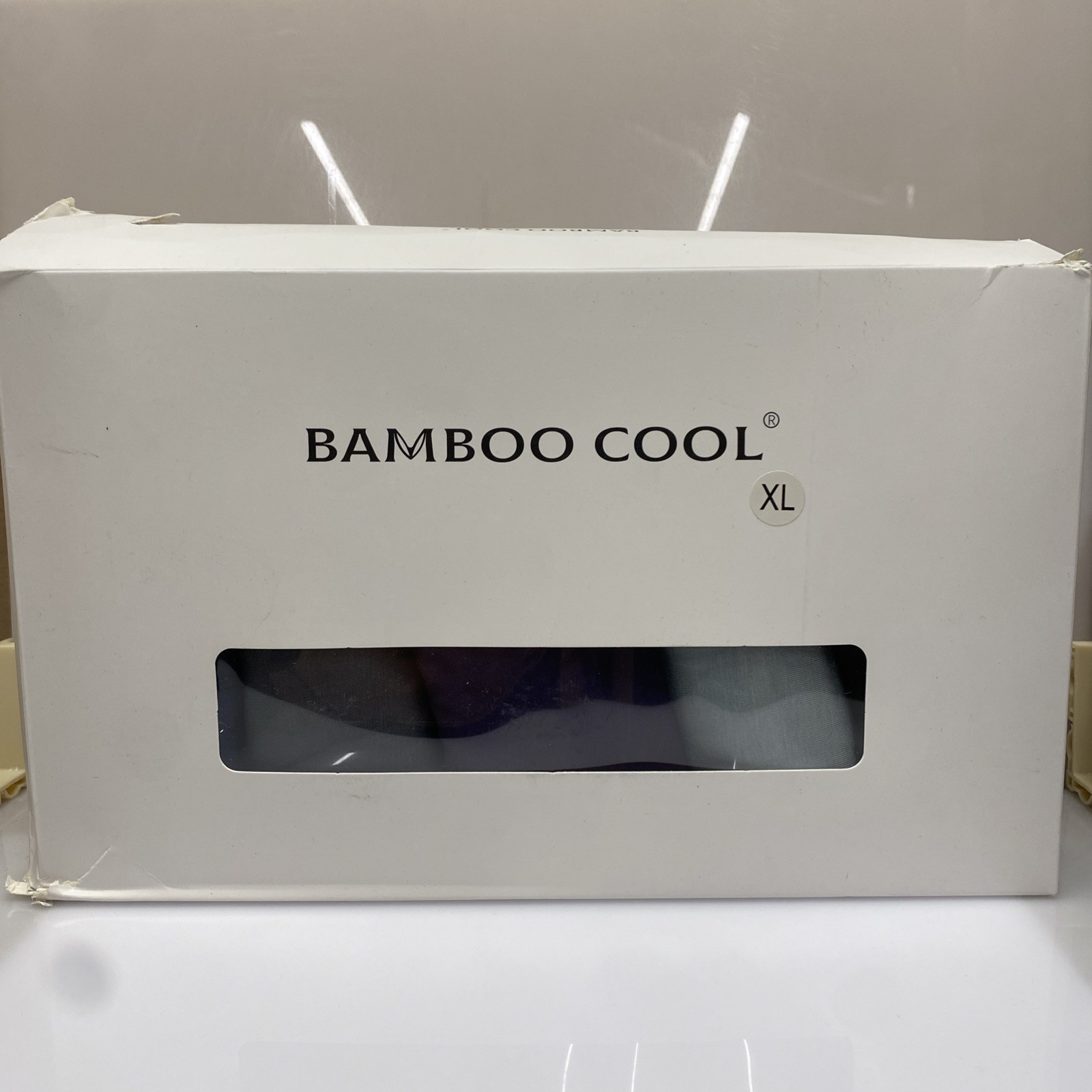 BAMBOO COOL Men Boxer Shorts Classic Lounge Loose Size XL 5-pack❗️Damage Box
