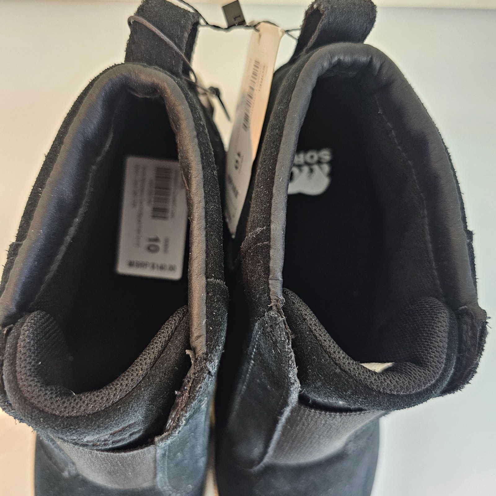 SOREL Out N About Wedge Boots Shoes for Women 10 M BLACK New