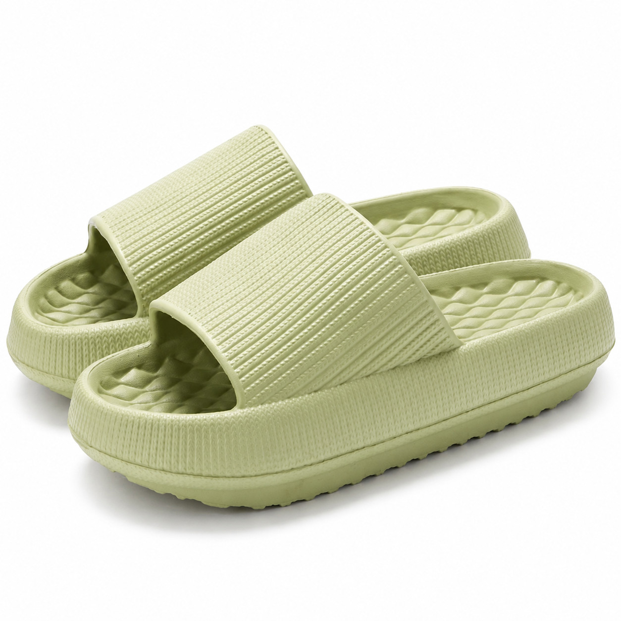 Cozy Pillow Slides Anti-Slip Sandals Ultra Soft Slippers Cloud Home Outdoor Shoe