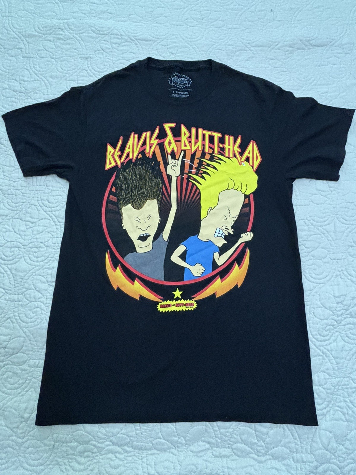 Beavis and Butt-Head 3XL Black Graphic T-Shirt MTV Mike Judge 2023 Mad Engine